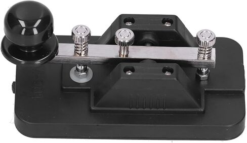Morse Code Key Practice Tool with Buzzer & Voice Prompts - Manual CW Telegraph Trainer for Beginners - Portable Morse Code Tapper Machine with Audio Feedback & Learning Guide in Saudi Arabia