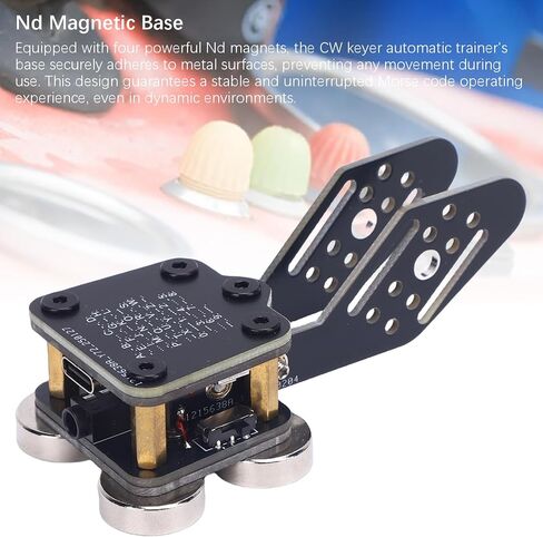 Morse Code Keyer Double Paddle CW Automatic PCB 4 ND Magnetic Trainer USB Interface Mini Mors in Saudi Arabia