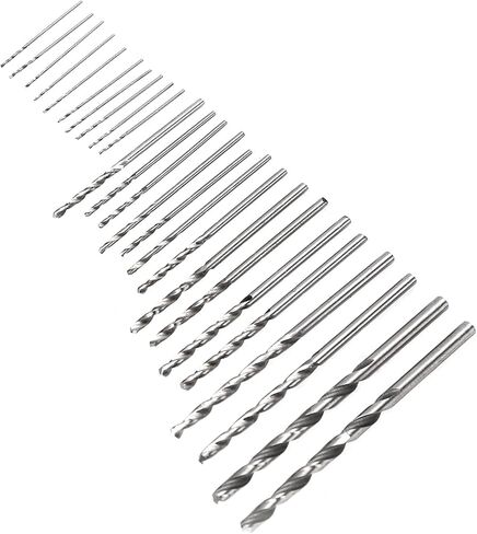 25pcs أجزاء الحفر الصغيرة ، مستقيمة شانك مصغرة مجموعة مجوهرات مراقبة PCB ، 0.5‑3 مم ، بتات الحفر المصغرة لخشب DIY ، المنتجات البلاستيكية ، الالكترونيات in Kuwait