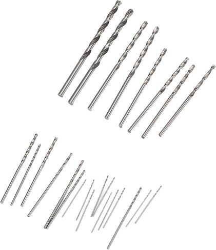 25pcs أجزاء الحفر الصغيرة ، مستقيمة شانك مصغرة مجموعة مجوهرات مراقبة PCB ، 0.5‑3 مم ، بتات الحفر المصغرة لخشب DIY ، المنتجات البلاستيكية ، الالكترونيات in Kuwait