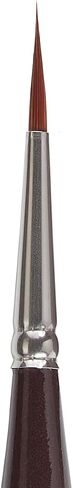 KINGART Premium Precision 2020-10 Ultra Round Series Artist Brush, Synthetic Amber Taklon, Short Ergonomic Comfort Handle, for Acrylic, Oil and Watercolor Paint, Size 10 in Kuwait