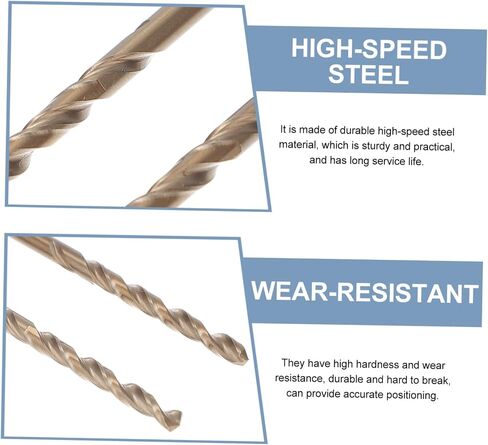 jojofuny 2pcs Cobalt Drill Bit Drill Bit for Metal Steel Carbide Hardened Steel in Saudi Arabia