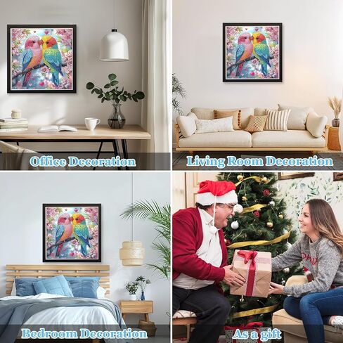Maxbye Owl Diamonds Painting مجموعات للبالغين ، فن الماس 5D DIY للمبتدئين مع الحرف الخاصة بالشكل الخاص بالشكل الكريستالي لتزيين الجدار المنزلي 12x12in in Kuwait