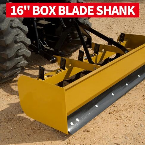 صناديق الشفرة شانك ، 16 "شانك RIPPER ، 4 ثقوب الثقوب الشقوق Scarifier ساق مع أسنان مدببة القابلة للإزالة ودبابيس ، مجموعة القصاصات القابلة للتعديل للاستبدال ، الحفر ، الحفر ، الأسود (2) in Kuwait