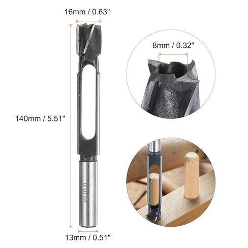 HARFINGTON Wood Tenon Dowel Plug Cutter 20mm Metric Tenon Dowel Cutting Tools Drill Bit High Speed Steel Wood Plug Dowel Cutter with Round Shank for Woodworking Furniture Making in Saudi Arabia