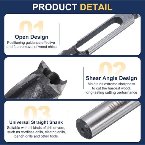 HARFINGTON Wood Tenon Dowel Plug Cutter 20mm Metric Tenon Dowel Cutting Tools Drill Bit High Speed Steel Wood Plug Dowel Cutter with Round Shank for Woodworking Furniture Making in Saudi Arabia