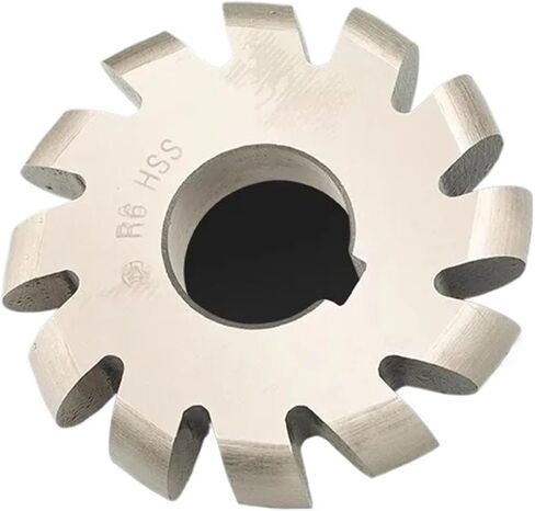 1Pcs HSS Convex Semi-Circular Milling Concave Arc Groove Milling Cutter, R1R2R3 White Steel Milling Cutter, Forming Cutter(R3 55X6) in Saudi Arabia