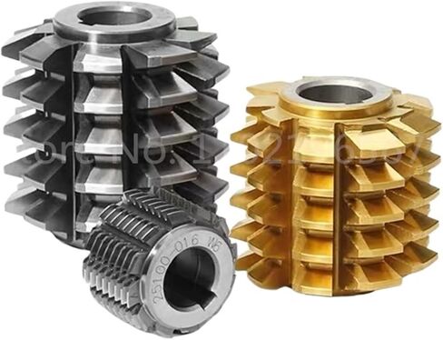 1PcsPA20 System Gear Hob DP6 DP7 DP8 DP9 DP10 DP12 DP14 DP16 DP18 DP20 DP24 Hobbing Cutter DP Gear Hob Grade A HSS M2(Yellow Coating,DP7 PA20 80x75x27) in Saudi Arabia