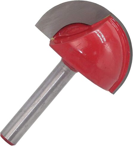 Zkenyao-Router Bit 6mm Shank CNC Tools Solid Carbide Round Nose Bits, Cove Core Box Bit Shaker Cutter Tools for Woodworking, 4pc, Use Safety Reliable (Cutting Edge Length : 4PCS) in Kuwait