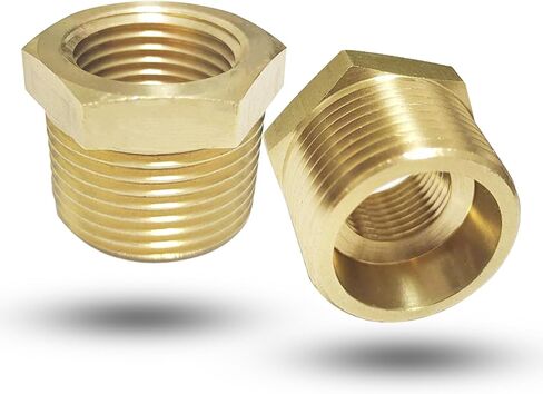 النحاس 3/4 "ذكور NPT إلى 1/2" جلبة التخفيض الإناث ، أنابيب النحاس السدقية NPT ذكور إلى محول تركيب الأنابيب الإناث لتقليل الأنابيب (3/4 "mnpt-1/2" fnpt) in Kuwait