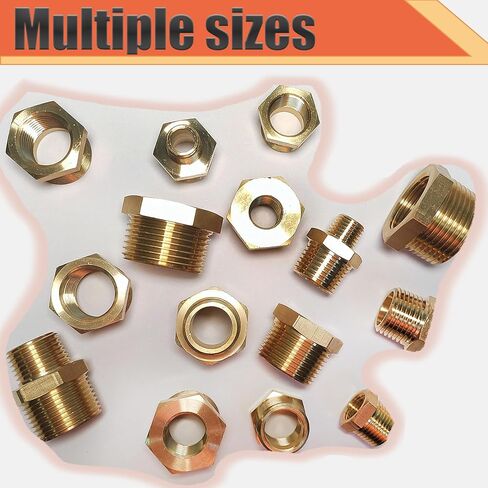 النحاس 3/4 "ذكور NPT إلى 1/2" جلبة التخفيض الإناث ، أنابيب النحاس السدقية NPT ذكور إلى محول تركيب الأنابيب الإناث لتقليل الأنابيب (3/4 "mnpt-1/2" fnpt) in Kuwait