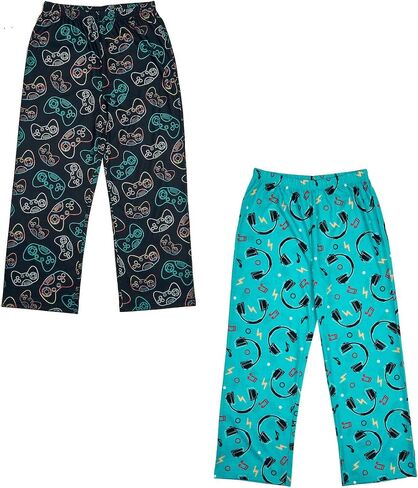 Sports Print 2-Pack Toddler Boy's to Youth Boy's Sleep Pajama Pants in Saudi Arabia