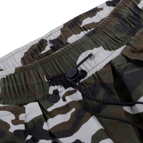 Women's Baggy Cargo Pants Parachute Pants High Waisted Relax Fit Y2K Street Drawstring Pants with Pockets in Saudi Arabia