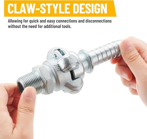 6pcs 3/4 '' NPT Iron Air Hose Fitting ، Universal اقتران Chicago Fitting 3/4 '' لنهاية الذكور in Kuwait