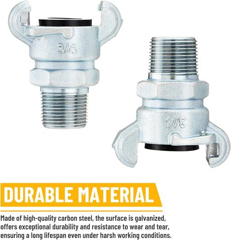 6pcs 3/4 '' NPT Iron Air Hose Fitting ، Universal اقتران Chicago Fitting 3/4 '' لنهاية الذكور in Kuwait