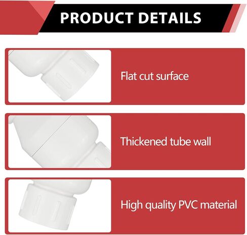(Pack of 50) EFIELD 1/2 Inch PVC Inline Check Valve, Schedule 40, Solvent Connections, PVC Spring Check Valve,(PVC047-5-50PCS) in Kuwait