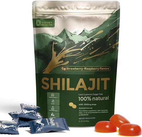Shilajit Gummies - 100% Pure Himalayan Shilajit, 3000mg Platinum-Grade Shilajit for Men & Women, Energy Boost & Immune Support, No Added Sugar, Non-GMO | Ashwagandha, Gokshura | 85+ Trace Minerals in Saudi Arabia