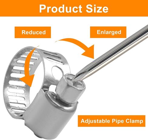 2 Pcs 3/8" Brass Tee Barb Fittings with 6 pcs Stainless Steel Pipe Clamps, 3 Way T Shape Union Intersection Hose Barb Splicer for Water/Fuel/Air in Saudi Arabia