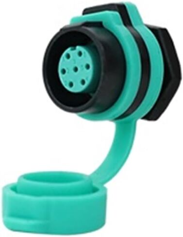 M12 waterproof aviation socket 2-3-4 core 5-6-7-8 pin power round seat quick connector(6 core rear nut socket 5A250V) in Saudi Arabia