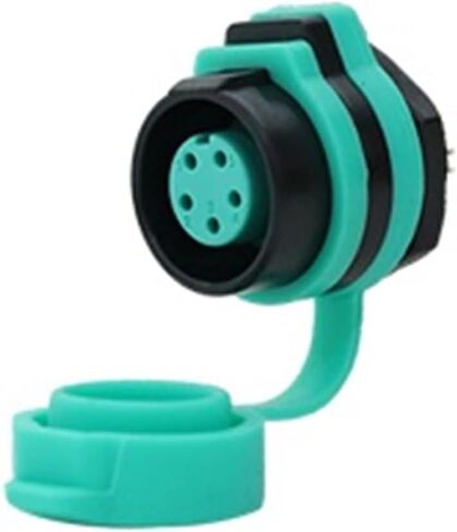 M12 waterproof aviation socket 2-3-4 core 5-6-7-8 pin power round seat quick connector(6 core rear nut socket 5A250V) in Saudi Arabia