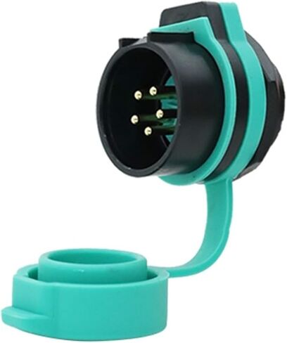 K20 reverse aviation socket 2-3-4 core 5-7-9 pin power round seat connector quick connector KWAY(4 core rear nut seat 25A500V) in Saudi Arabia