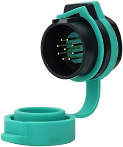K20 reverse aviation socket 2-3-4 core 5-7-9 pin power round seat connector quick connector KWAY(4 core rear nut seat 25A500V) in Saudi Arabia