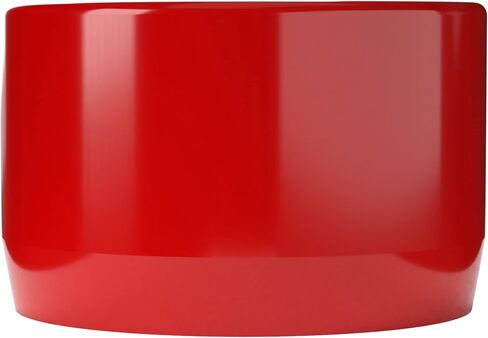 Formufit F034EEC-RD-10 PVC CAP الخارجي ، درجة الأثاث ، الحجم 3/4 "، أحمر (حزمة 10) in Kuwait