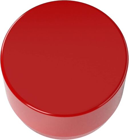 Formufit F034EEC-RD-10 PVC CAP الخارجي ، درجة الأثاث ، الحجم 3/4 "، أحمر (حزمة 10) in Kuwait