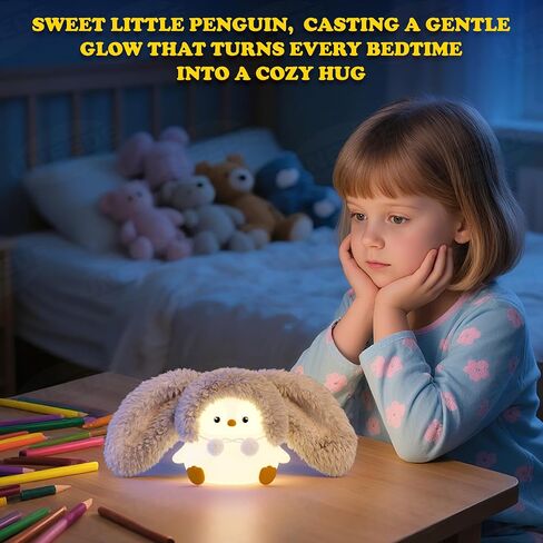 UNEEDE Blue Axolotl Night Light for Kids,Animal Silicone Nursery Night Lamp, Rechargeable Table Lamp Bedside Lamp,Cute Room Decor Night Light for Bedroom,Living Room,Dining,Desk Decorations,Gift in Kuwait
