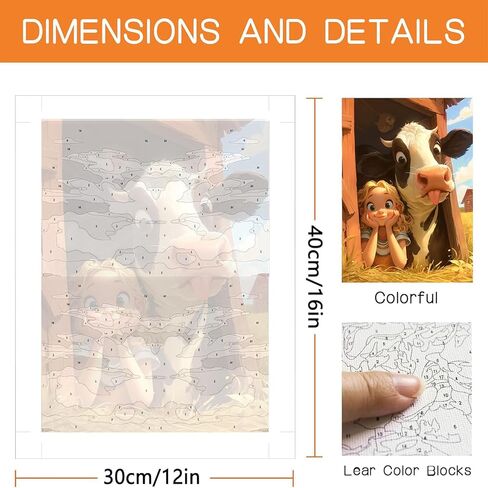 Diymood Paint by Numbers Kits for Adults Beach, DIY Oil Painting Sunset Acrylic Paint by Number for Adults Beginner with Brushes for Home Wall Decor 12x16 inch in Kuwait