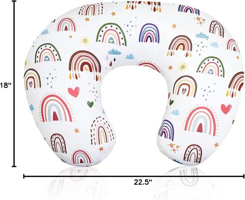 Nursing Pillow Cover, Breastfeeding Pillow Cover Stretchy Removable Feeding Pillowcase for Newborns, Ultra Soft and Comfortable Nursing Pillow Slipcover for Baby Boys Girls, Dinosaur Pattern in Saudi Arabia