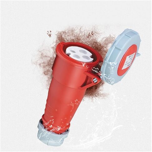 IP67 Pluge Industrial Plugh Plugh Sterzer Container Comple Marine Marine Connector 4-Core 32A-3H 4Pin (380V-440V-Connector 4P 32A) in Saudi Arabia