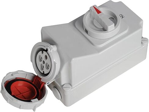IP67 Pluge Industrial Plugh Plugh Sterzer Container Comple Marine Marine Connector 4-Core 32A-3H 4Pin (380V-440V-Connector 4P 32A) in Saudi Arabia