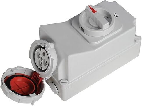 IP67 Pluge Industrial Plugh Plugh Sterzer Container Comple Marine Marine Connector 4-Core 32A-3H 4Pin (380V-440V-Connector 4P 32A) in Kuwait