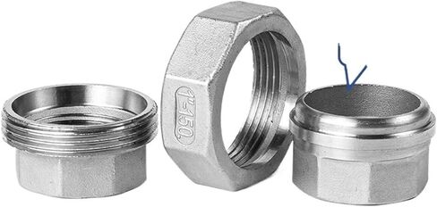 304 stainless steel spherical internal thread joint water pipe internal thread oil hard seal oil free knot 4 points 6 points 1 inch(G1-1/4) in Saudi Arabia