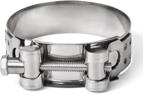 مشابك خرطوم T-Bolt 304 من الفولاذ المقاوم للصدأ (20-22 مم من 4 عبوات)-المشبك القابل للتعديل للسيارات والسباكة والأنابيب الصناعية-مقاومة للتآكل ، ختم آمن in Kuwait