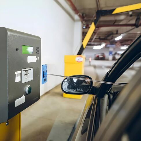 Telescopic Rod Card Holder Reacher,Parking Toll Swiping Rod Telescopic Rod Card Holder,Car Parking Contactless Payment Rod Vehicle Parking Toll Swiping Stick in Saudi Arabia