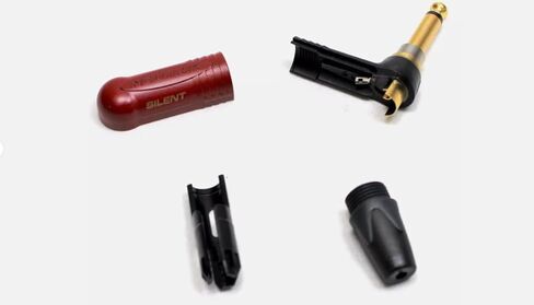 (2) Genuine NEUTRIK NP2RX-AU-SILENT Right Angle 1/4" Plug Gold Contact Red Shell in Saudi Arabia