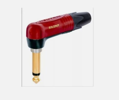 (2) Genuine NEUTRIK NP2RX-AU-SILENT Right Angle 1/4" Plug Gold Contact Red Shell in Saudi Arabia