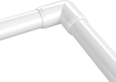 Formufit F11490E-WH-4 90 درجة الكوع PVC تركيب ، درجة الأثاث ، 1-1/4 "، أبيض (حزمة 4) in Kuwait