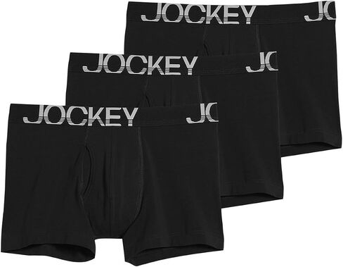 ملابس داخلية للرجال من Jockey ملابس داخلية ActiveStretch مقاس 4 بوصات - 3 قطع in Kuwait