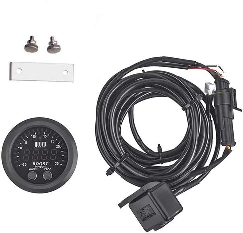 Exhaust Gas Temperature EGT Gauge Kit 2‑1/16in 52mm Ultra Thin 0‑1800℉ Red LED with Sensor and Dashboard Pod in Saudi Arabia