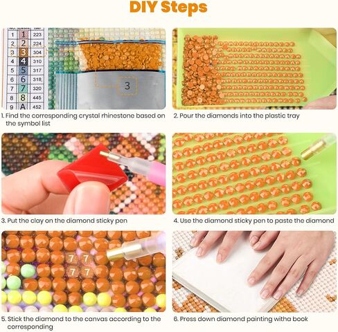 Genius maker Phoenix Diamond Painting Kits for Adults, 5D Animal Diamond Art Kits for Beginners DIY Full Drill Diamonds Painting Pictures, Diamond Gem Art Painting DIY Crafts Kit Decor 12x16inch in Kuwait