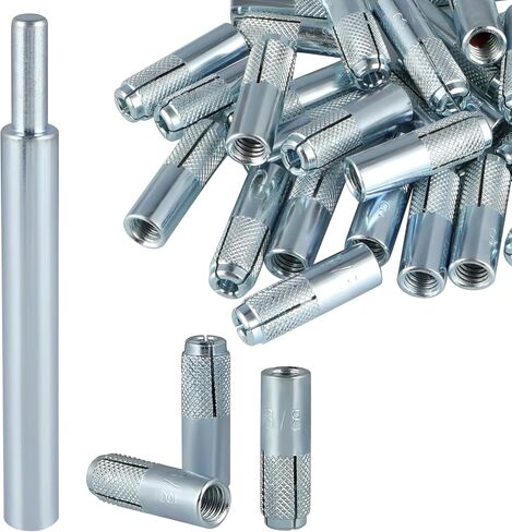 انخفاض 30 جهاز كمبيوتر الشخصي في مرساة مع أداة إعداد اليد 1 PCS ، 3/8 "-16 مراسك لتوسيع مؤشر ترابط الأنثى للخرسانة in Kuwait