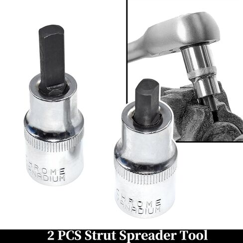 Suspension Strut Socket Tool, Strut Nut Socket 16mm 18mm 19mm 21mm 22mm 24mm with 12 Point 1/2" Drive, Suspension Strut Spreader Socket 8pc Shock Absorber Tool in Saudi Arabia