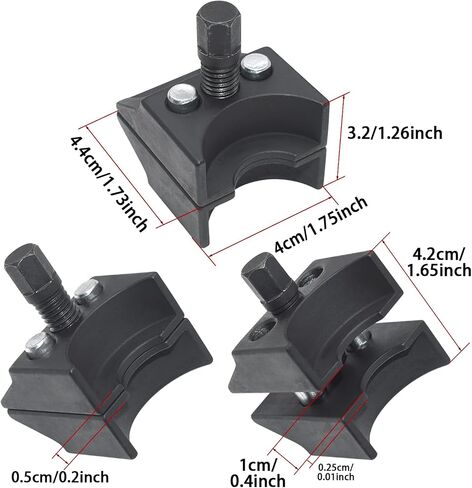 Suspension Strut Socket Tool, Strut Nut Socket 16mm 18mm 19mm 21mm 22mm 24mm with 12 Point 1/2" Drive, Suspension Strut Spreader Socket 8pc Shock Absorber Tool in Saudi Arabia