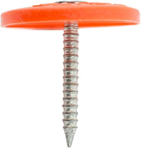 Grip-Rite 1PRCAP1 ، #12 × 1 مسمار تسقيف CAP البلاستيكي ، electrogalvanized ، Diamond Point Ring Shank ، صندوق 1 رطل in Saudi Arabia