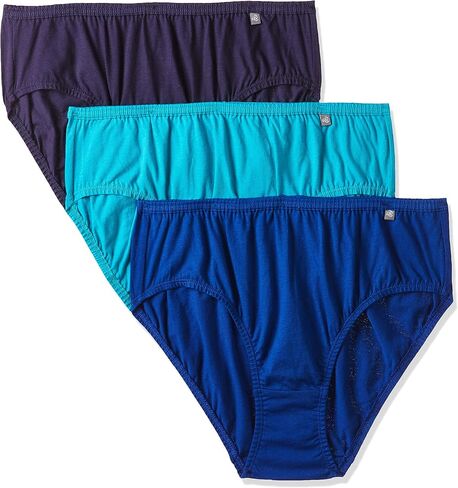 Jockey Women Women Intelder Cotton Stretch Logo Hipster - 3 Pack in Saudi Arabia