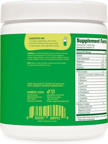 So Long Soreness BCAA Powder (Pina Colada Flavored) 30 Servings - with Hydration Complex in Saudi Arabia