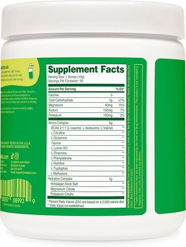 So Long Soreness BCAA Powder (Pina Colada Flavored) 30 Servings - with Hydration Complex in Saudi Arabia